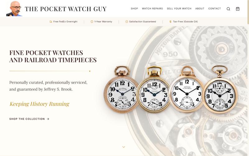 The Pocket Watch Guy home page